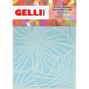 Gelli Arts - Hellebore 5.25x7.25 Inch Stencil