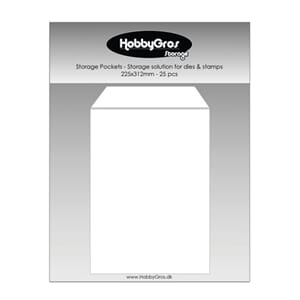 HobbyGros - Storage Pockets 225x312mm, 25 stk