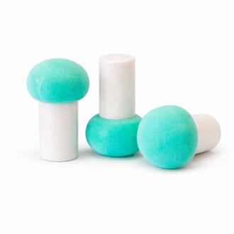 HobbyGros - Mushroom 4x4x6cm Foam Brushes, 3 stk