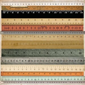 Kaisercraft: Rulers - Mister Fox Perforated Cardstock