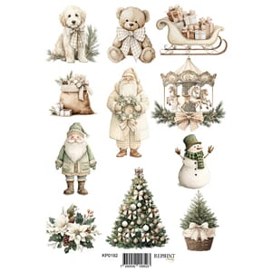 Reprint klippeark - Cozy Christmas, str A4