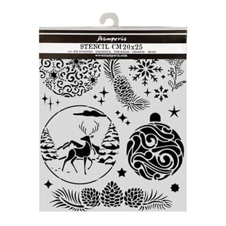 Stamperia - Thick Stencils 20x25cm Christmas Balls