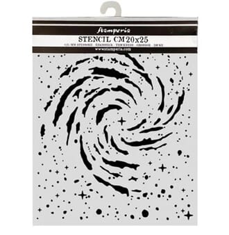 Stamperia - Thick Stencils 20x25cm Swirling Nebula