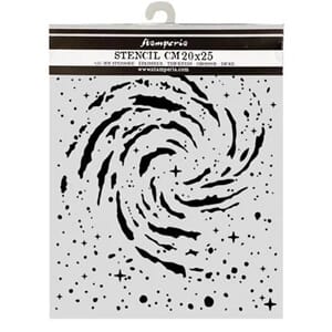 Stamperia - Thick Stencils 20x25cm Swirling Nebula