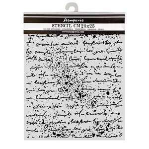Stamperia - Thick Stencils 20x25cm Handwriting