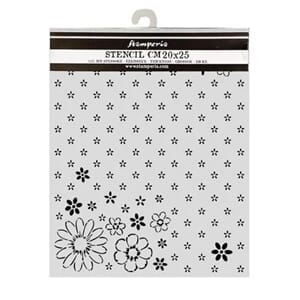 Stamperia - Cozy Family Thick Stencils 20x25cm Together Patt