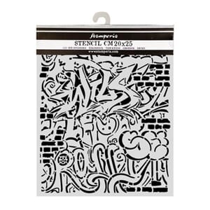Stamperia - Furry Friends 2 Thick Stencils 20x25cm Graffiti