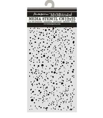 Stamperia - Thick Stencils 12x25cm Ink Spots