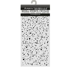 Stamperia - Thick Stencils 12x25cm Ink Spots