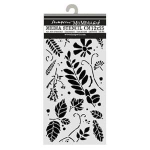 Stamperia - Flowers and Poems Thick Stencils 12x25cm Mixed L