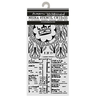 Stamperia - Our Way Thick Stencils 12x25cm Crown