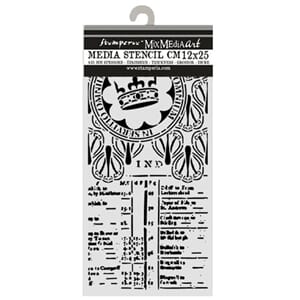 Stamperia - Our Way Thick Stencils 12x25cm Crown