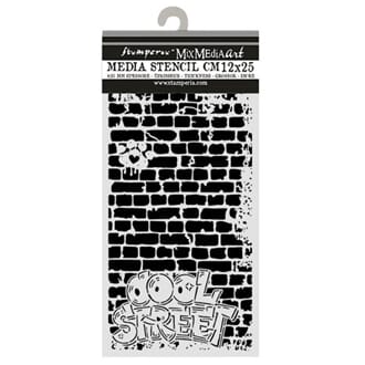 Stamperia - Furry Friends 2 Thick Stencils 12x25cm Cool Stre