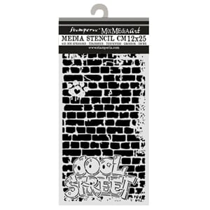 Stamperia - Furry Friends 2 Thick Stencils 12x25cm Cool Stre