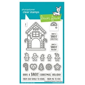 Lawn Fawn - Gingerbread House Clear Stamps