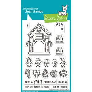 Lawn Fawn - Gingerbread House Clear Stamps