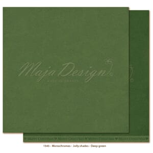 Maja Design: Deep green - Jolly Christmas shades Mono