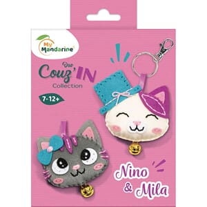 My Mandarine - Nino & Mila Sysett Filtfigur Nøkkelringer
