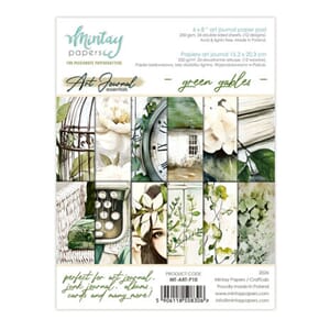 Mintay - Art Journal Paper Pad 6x8 Inch Green Gables