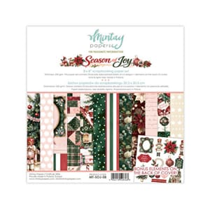 Mintay - Season of Joy 8x8 Inch Scrapbooking Paper Set