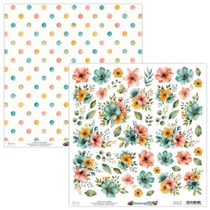 Mintay - Teen Spirit 12x12 Inch Fussy Cut Floral Paper