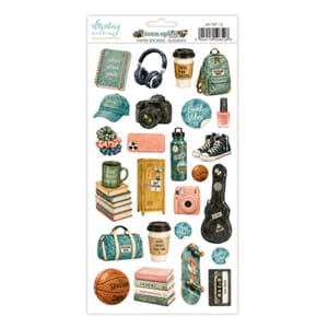 Mintay - Teen Spirit 6x12 Inch Paper Stickers Elements