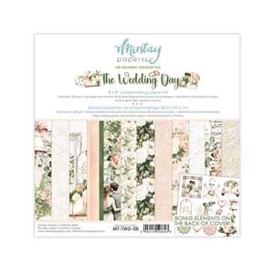 Mintay - The Wedding Day 8x8 Inch Scrapbooking Paper Set