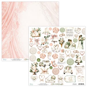 Mintay - The Wedding Day 12x12 Inch Paper Elements