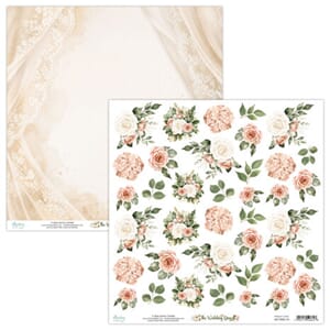 Mintay - The Wedding Day 12x12 Inch Fussy Cut Floral Paper