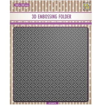 Nellie Snellen - Stars 3D Embossing Folder