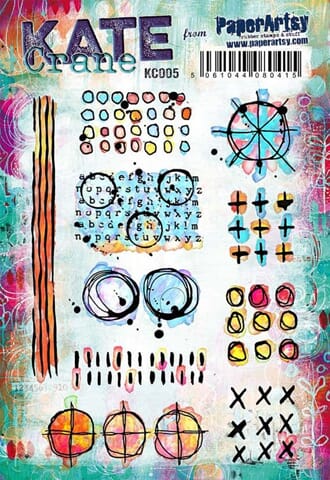 PaperArtsy - Kate Crane Stamp Set 005