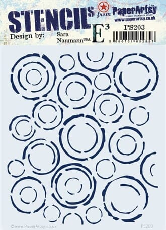 PaperArtsy - Stencil 203 by Sara Naumann