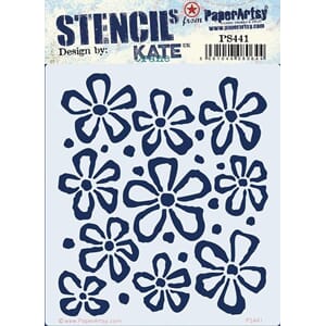 PaperArtsy - Stencil 441 by Kate Crane