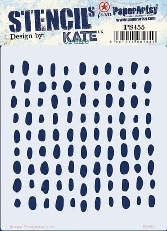 PaperArtsy - Stencil 455 by Kate Crane
