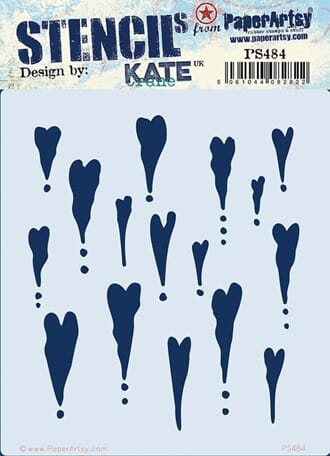 PaperArtsy - Stencil 484 by Kate Crane