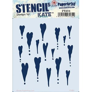 PaperArtsy - Stencil 484 by Kate Crane