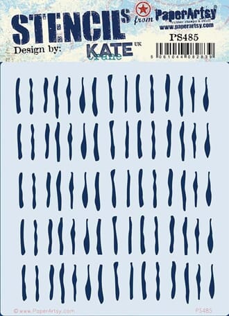 PaperArtsy - Stencil 485 by Kate Crane