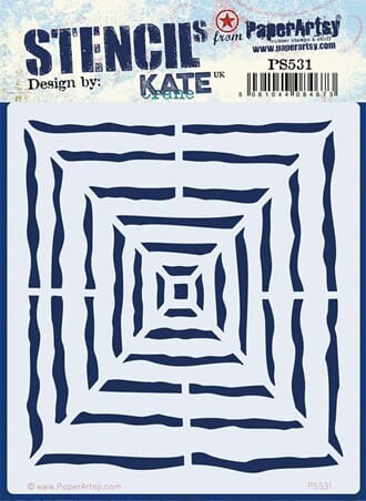 PaperArtsy - Stencil 531 by Kate Crane