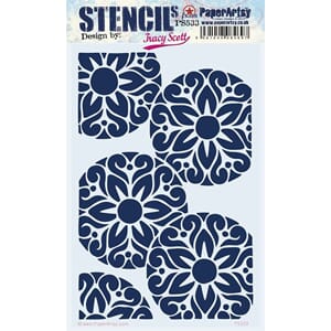 PaperArtsy - Stencil 533 by Tracy Scott