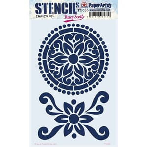 PaperArtsy - Stencil 535 by Tracy Scott