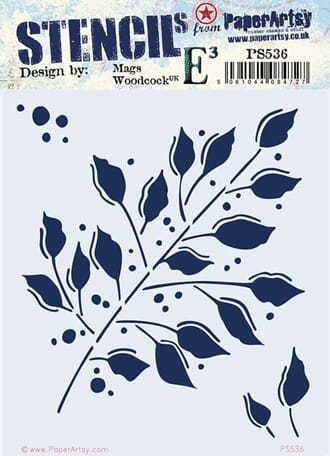 PaperArtsy - Stencil 536 by Mags Woodcock