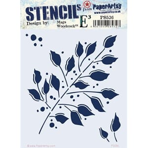 PaperArtsy - Stencil 536 by Mags Woodcock