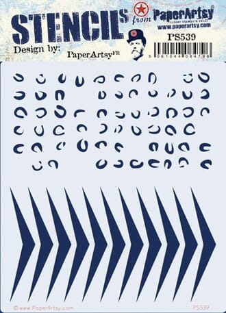 PaperArtsy - Stencil 539 by E³ PaperArtsy