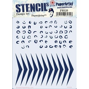 PaperArtsy - Stencil 539 by E³ PaperArtsy