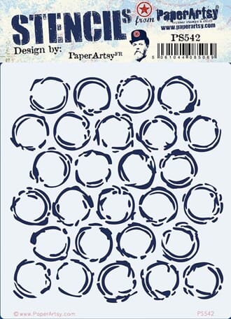 PaperArtsy - Stencil 542 by E³ PaperArtsy