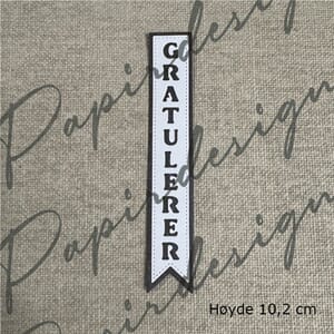 Papirdesign - Gratulerer 38 dies