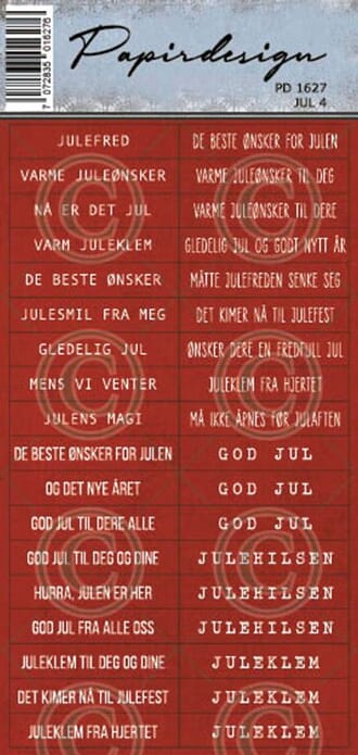 Papirdesign - Jul 4 klistremerker