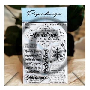 Papirdesign - Snøfnugg Clear Stamps