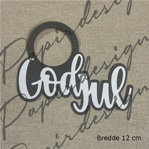 Papirdesign - God jul flasketag 2 dies