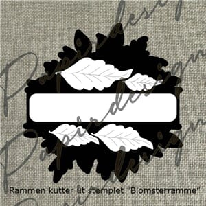 Papirdesign - Roseramme dies